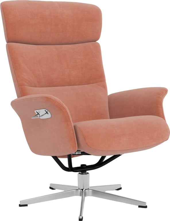 $Bilde av Conform Master hvilestol classic (svingfot alu std, tekstil Velvety 1456-32 Peach)