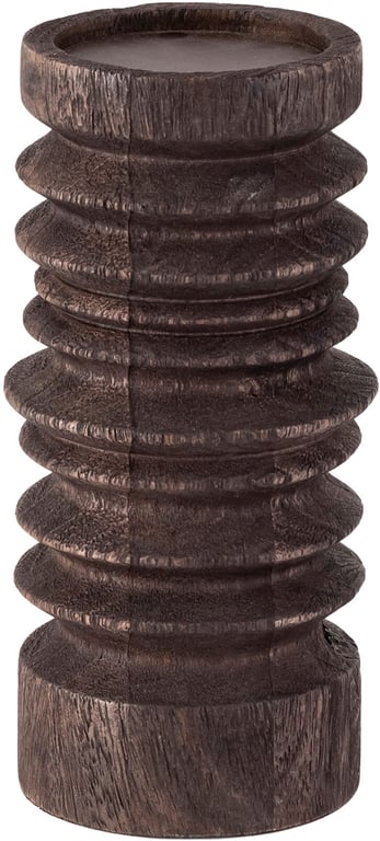 Bilde av Damiano lysestake (H: 20 cm, brun)