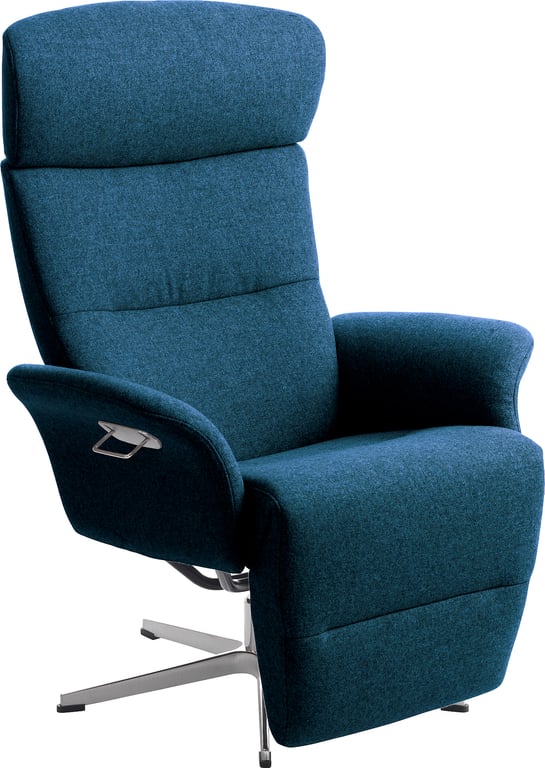 $Bilde av Conform Master recliner  (Svingfot alu stoff Facet Petrol 1326-45 )