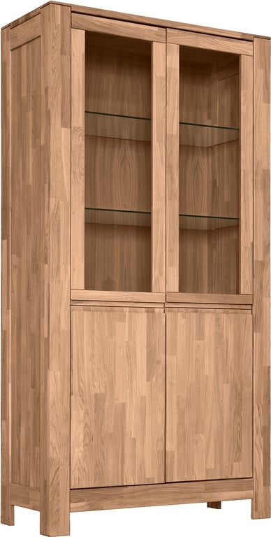 95 x 40, H 190 cm, mellombrun heltre eik