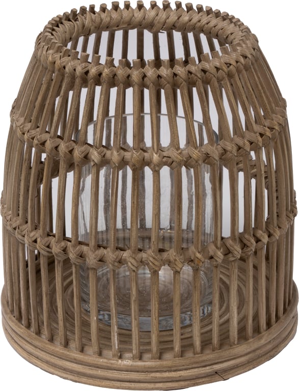 $Bilde av Lama Sana lyslykt rattan (Ø26 H26 Beige)