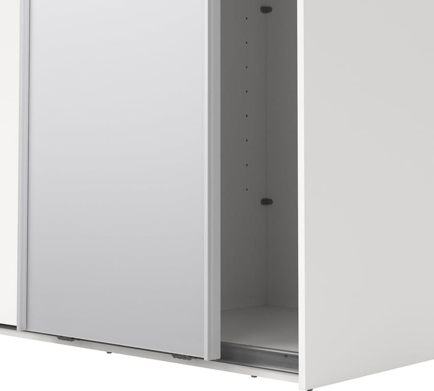 Como skyvedørsgarderobe 120x220cm