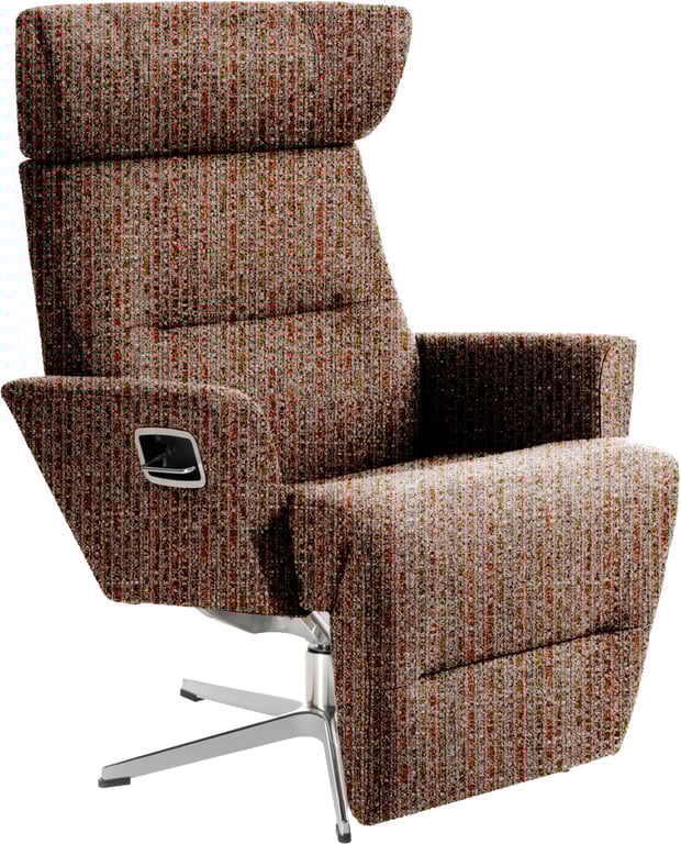 $Bilde av Conform Relieve recliner (Svingfot alu stoff Montserrat Rust )