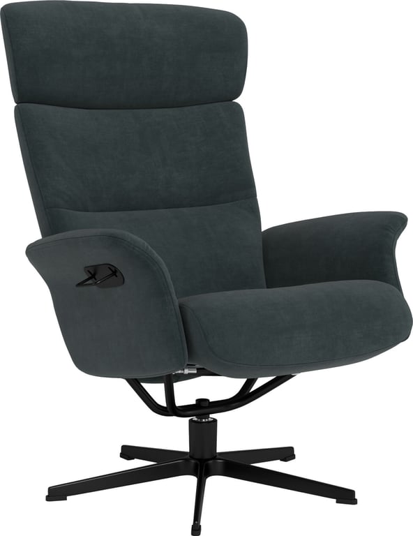 $Bilde av Conform Master hvilestol classic (svingfot svart alu std, tekstil Velvety 1456-78 Dark Grey)