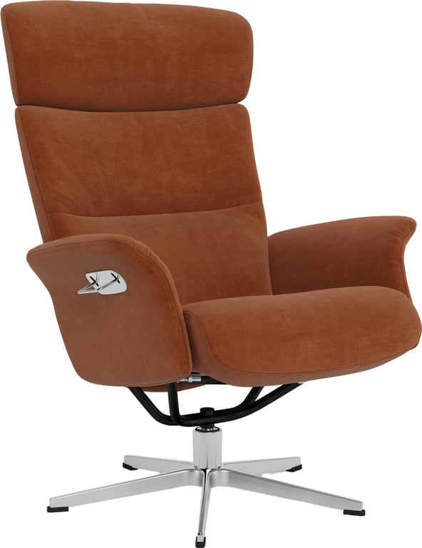 $Bilde av Conform Master hvilestol classic (svingfot alu std, tekstil Velvety 1456-64 Bronze)