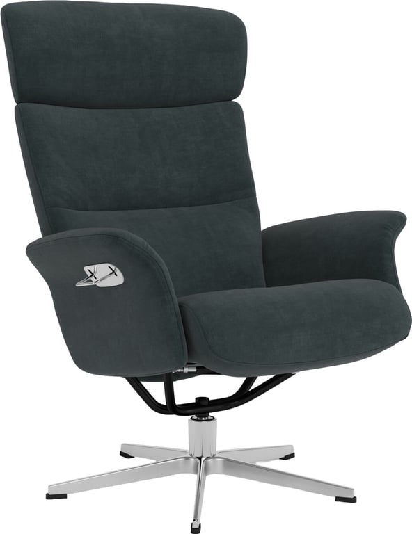 $Bilde av Conform Master hvilestol classic (svingfot alu std, tekstil Velvety 1456-78 Dark Grey)
