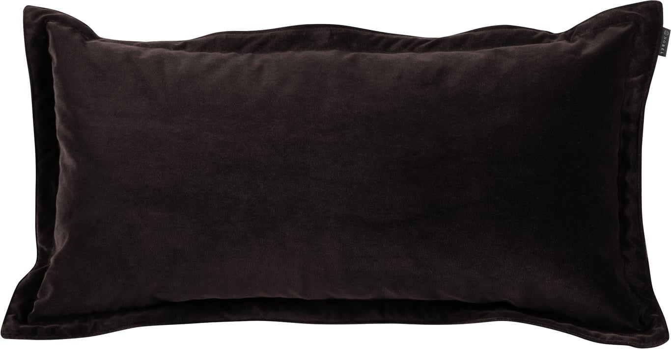 med kant 35x60 cm, stoff Royal Dark Brown