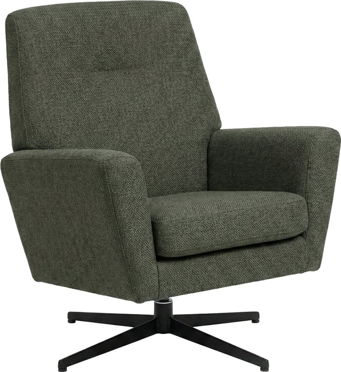 $Bilde av Brunstad Choice loungestol (Tekstil Saga Forest, S04 svingsokkel svart)