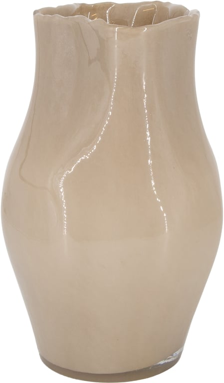 $Bilde av Adira vase  (sand  21x22x35,5cm glass)