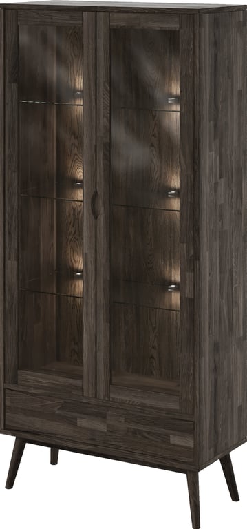 Linden vitrineskap - bilde 2 av 2