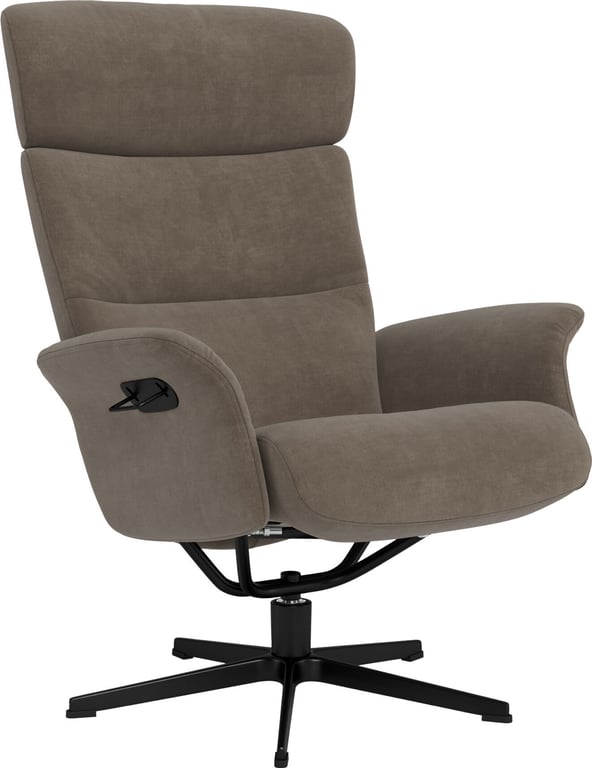 $Bilde av Conform Master hvilestol classic (svingfot svart alu std, tekstil Velvety 1456-62 Taupe)