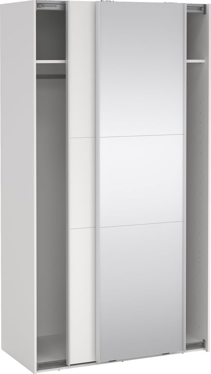 Como skyvedørsgarderobe 120x220cm