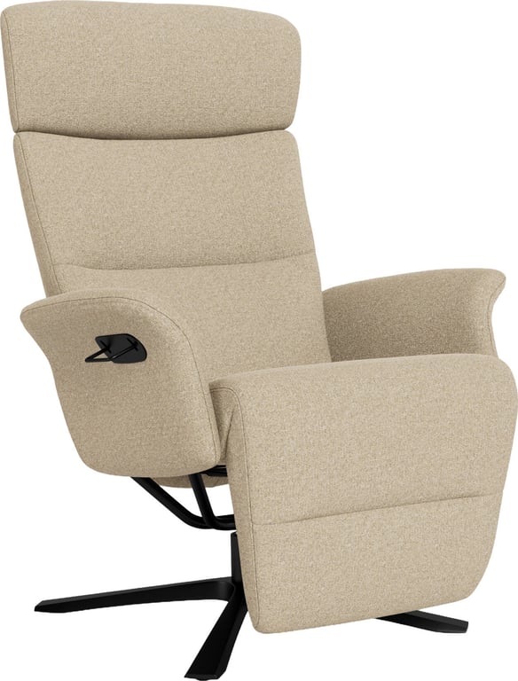 $Bilde av Conform Master recliner (svingfot svart alu Quattro, tekstil Etna 1497-62 Beige)