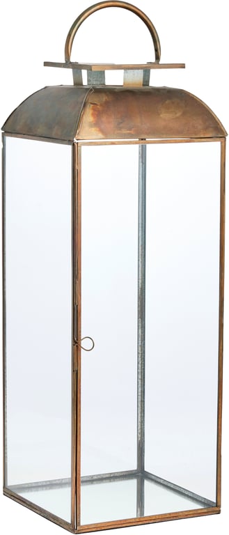 Bilde av Sigrid lykt (H: 62 cm, antikk gull)