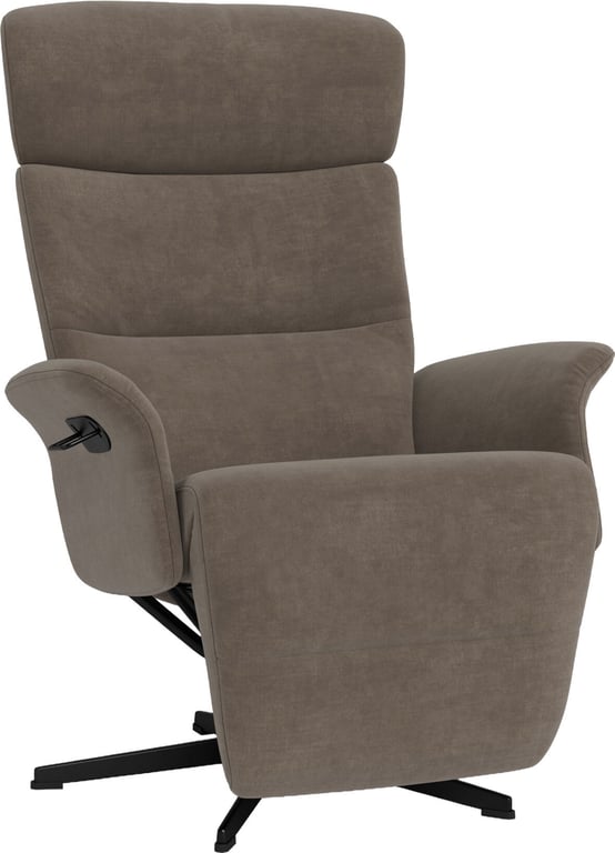 $Bilde av Conform Master recliner (svingfot svart alu, tekstil Velvety 1456-62 Taupe)