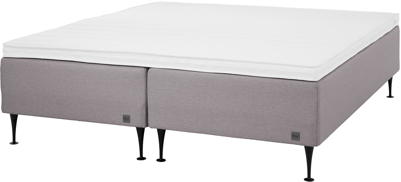 Tekstil Dovre koks, medium+fast liggekomfort, inkludert Odel 35 overmadrass og sengeben