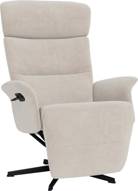 $Bilde av Conform Master recliner (svingfot svart alu, tekstil Velvety 1456-60 Light Beige)