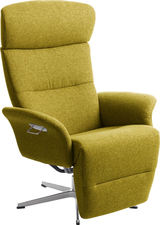 $Bilde av Conform Master recliner  (Svingfot alu stoff Facet Yellow 1326-16 )