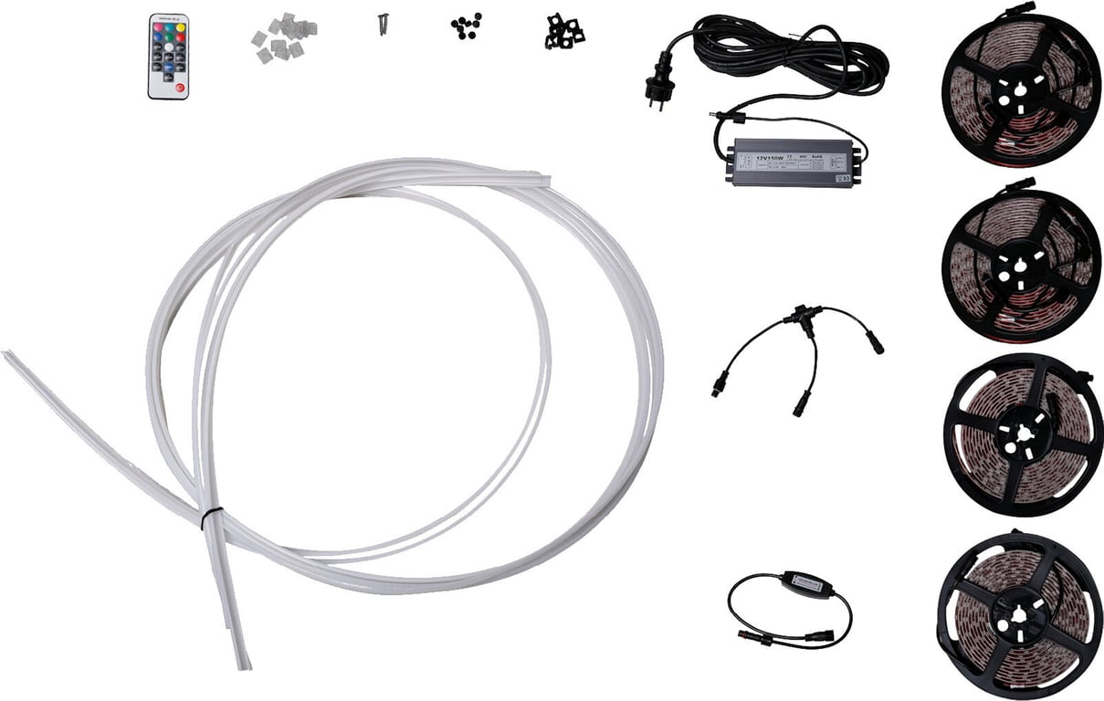 H: 230 cm, svart m/tak