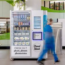 Food vending machine in facility