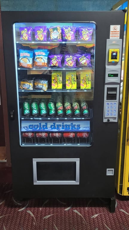 Workplace vending machine used in a managed service program