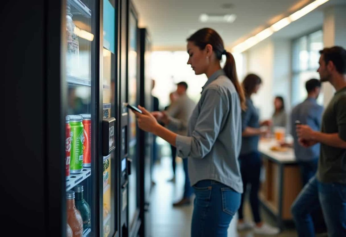 Micro Market Vending Services for a 50-Person Office in Frisco: Smart Cooler vs. Full Market