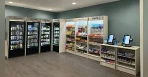 full line vending set up