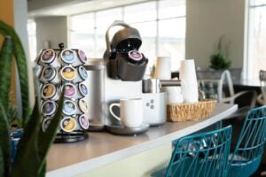 Keurig coffee office set up