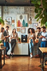 coffee break at the breakroom