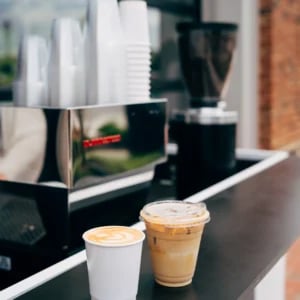 hot and cold coffee 