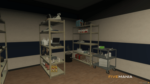 FIVEM Mission Row Police Department V3 | Comprehensive Police Station MLO | Interior & Exterior | Helipad | Multiple Offices | Add-On | Optimized | Fivem Ready | High Quality — image 29