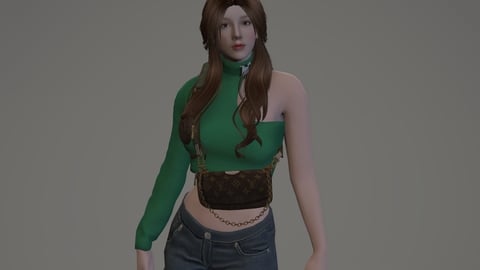 Anita | Female Ped | Multiple Outfits | Optimized & Fivem Ready [Add-On] — image 5