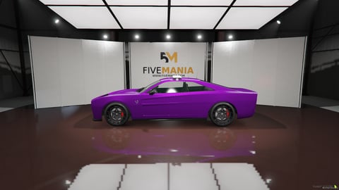 FIVEM Dodge Challenger | Lore Friendly Muscle Car | Custom Bodykit | Detailed Interior | Working Lights | Add-On | Optimized | Fivem Ready | High Quality, image 7