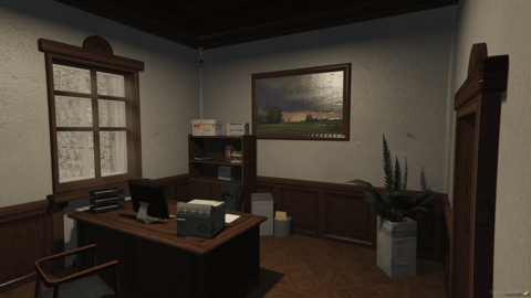 FIVEM Sandy Bank | Custom Bank MLO | Interior & Exterior | Offices | Security Room | Add-On | Optimized | Fivem Ready | High Quality — image 19
