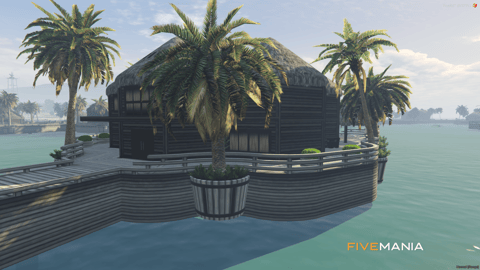 FIVEM Bungalow Village | Tropical Island Village MLO | Multiple Bungalows | Private Pools | Interior & Exterior | Add-On | Optimized | Fivem Ready | High Quality — image 11