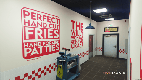 FIVEM Burger Shot Mirror Park | Fast Food Restaurant MLO | Interior & Exterior | Custom Props | Optimized | Add-On | Fivem Ready | High Quality — image 15