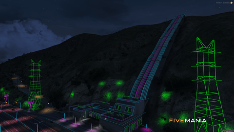 FIVEM Roads Cyberpunk Style | Futuristic Map Enhancement | Custom Textures | Neon Lighting | Environment Overhaul | Add-On | Optimized | Fivem Ready | High Quality — image 7
