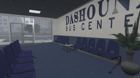 FIVEM Bus Station | Lore-Friendly Transit Hub MLO | Interior & Exterior | Waiting Area | Offices | Add-On | Optimized | Fivem Ready | High Quality — image 11