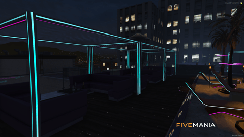 FIVEM Tropical Heights Nightclub | Vibrant Nightclub MLO | Interior & Exterior | Rooftop Pool | Custom Lighting | Add-On | Optimized | Fivem Ready | High Quality — image 24