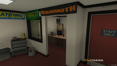 FIVEM Tuner Shop | Custom Mechanic & Tuning MLO | Interior & Exterior | Reception Area | Bar Area | Garage Bays | Add-On | Optimized | Fivem Ready | High Quality — image 12