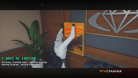 FIVEM Vangelico Heist v2 | Advanced Jewelry Store Robbery Script | Multi-Map Support | 5 Looting Methods | Add-On | Optimized | Fivem Ready | High Quality, image 11