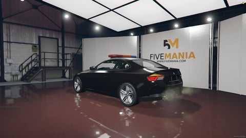 FIVEM Cypt4polng | Police Sports Car [Unbadged] Add-On | Working Lights & Siren | Optimized | Fivem Ready | High Quality, image 8
