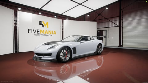 FIVEM Coquette | Realistic Sports Car Add-On | Custom Body Kit | Detailed Interior | Working Lights | Tuning Parts | Add-On | Optimized | Fivem Ready | High Quality — image 3