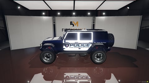FIVEM Polmesa | Off-Road Police SUV [Unbadged] Add-On | Police Liveries | Working Lights | Custom Parts | Add-On | Optimized | Fivem Ready | High Quality — image 7