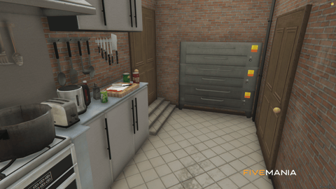 FIVEM The Italian Pizza Restaurant | Authentic Dining MLO | Interior & Exterior | Detailed Bar | Kitchen & Storage | Add-On | Optimized | Fivem Ready | High Quality — image 17