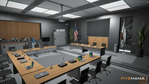 FIVEM La Puerta Lspd | Lore-Friendly Police Station MLO | Interior & Exterior | Shooting Range | Detention Cells | Conference Room | Add-On | Optimized | Fivem Ready | High Quality — image 27
