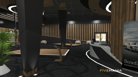 FIVEM Los Santos Motors Dealership | Luxury Car Dealership MLO | Interior & Exterior | Showroom & Offices | Mechanic Garage | Add-On | Optimized | Fivem Ready | High Quality — image 12