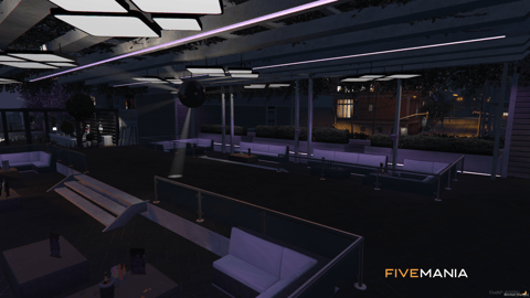 FIVEM Mirror Restaurant | Luxury Multi-Level Restaurant MLO | Interior & Exterior | Outdoor Bar | Rooftop Lounge | Custom Props | Add-On | Optimized | Fivem Ready | High Quality — image 21