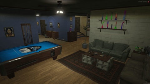 FIVEM Marabunta Hideout V2 | Detailed Gang Hideout MLO | Interior & Exterior | Bar & Office | Rooftop Access | Add-On | Optimized | Fivem Ready | High Quality — image 8