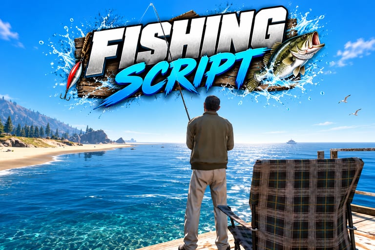 FIVEM Fishing Script, Realistic Minigame Add-On